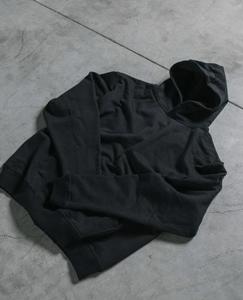 เสื้อฮู้ดดี้ผู้ชายทรงโอเวอร์ไซส์ ผ้าคอตตอน 100% ซันเฟดแบบวินเทจ ล้างสีแบบวินเทจ - Product Image 2