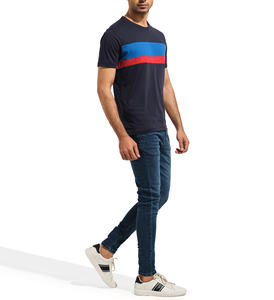 T-shirt en coton à manches courtes et col en O pour hommes, couleur unie, simple et ample, Offre Spéciale décontracté, pull pour hommes - Product Image 5