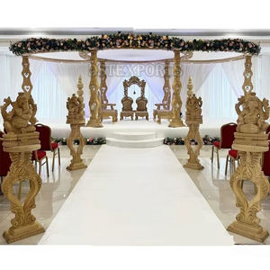 Compro Gujarati Diseñador de bodas Mandap de madera Gran boda india Mandap de madera Maharaja Boda Mandap de madera Decoración - Product Image 1