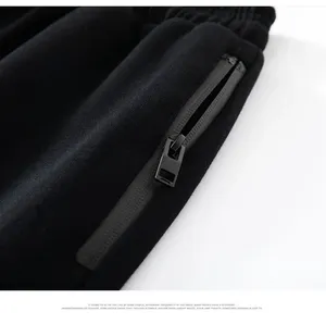 2025เซ็ตชุดกีฬาผู้ชายสไตล์คลาสสิกวิ่งออกกำลังกายเล่นยิมชุดกีฬากันลมเสื้อฮู้ดเก็บความร้อนอบอุ่นคุณสมบัติ100% ผ้าฝ้ายสำหรับ - Product Image 5