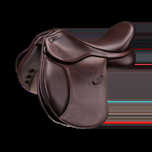 Selle d'équitation professionnelle en cuir véritable de vache, selle western robuste pour cheval, équipement d'équitation avec siège confortable - Product Image 1