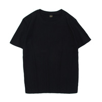 OEM Bangladesh China fabrieks prijs 200g 100% puur katoenen T-shirt, losse pasvorm, korte mouwen, basic ronde hals, blanco T-shirt