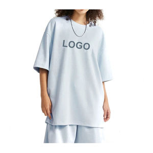 100% Cotton Fabric O-Neck T Shirts Shorts <b>Twin</b> Summer Sets High Quality Breathable Unisex <b>Clothing</b> Knee Plus Size Made Pakistan - Product Image 3