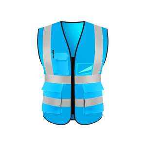 Gilet de sécurité réfléchissant haute visibilité pour femmes, fluorescent - Product Image 5