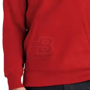 2025 Usine En Gros Hommes Polyester Hoodies Logo Personnalisé et Couleur Solide Motif Hiver Saison Veste À Capuche - Product Image 5