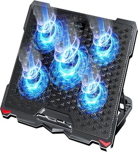 NOUVEAU ORIGINAL SOUS EMBALLAGE COUPE-DROIT - Refroidisseur d'ordinateur portable en plastique RGB à lumière respirante pour l'exportation - Product Image 1