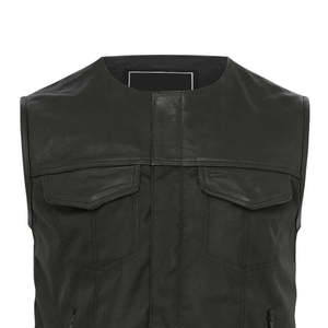 Nuevo Chaleco de Algodón Personalizado para Hombre, Ropa Exterior Informal, Tejido Transpirable e Impermeable de Alta Calidad, Color Sólido, Temporada de Invierno - Product Image 5