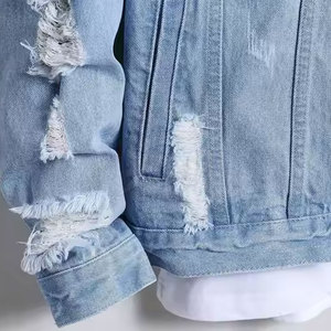 Veste en jean pour homme de haute qualité, col montant, 100% coton, toile écologique, respirante, nouvelle arrivée hiver, fabriquée au Pakistan, faible MOQ - Product Image 4