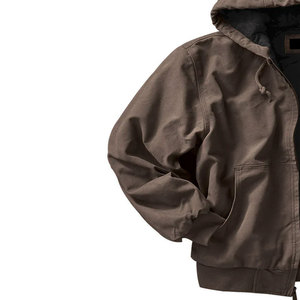 Chaquetas Casuales de Lona para Hombre de Alta Calidad para Invierno, 100% Algodón, Cuello Mao, Resistentes al Viento, Transpirables, Personalizables OEM - Product Image 5
