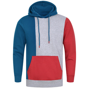 Sweat-shirts à capuche pour hommes, motif uni d'hiver, qualité supérieure, patchwork, respirant, impression numérique, couleur personnalisée, anti-froissement - Product Image 5