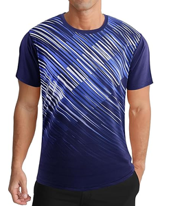 Camisetas de Manga Corta para Hombre, Cuello Redondo, Tejido Grueso, Absorbe la Humedad, Estilo Casual - Product Image 6