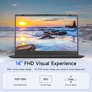 Ordinateur portable étudiant 14 pouces avec 8 Go de DDR4, 256 Go de stockage, processeur Intel N4000 Quad Core (jusqu'à 2,66 GHz), taux de rafraîchissement de 144 Hz, prise US, clavier anglais - Product Image 2