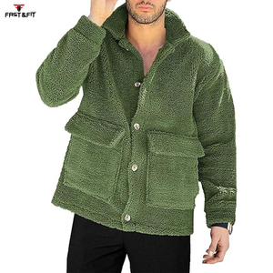 Veste polaire formelle camouflage enduite pour activités de plein air pour hommes, fabrication sur mesure, prix bas, usine au Pakistan, tendance actuelle - Product Image 3