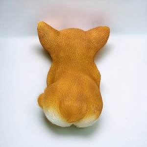 Adorable Polyresin <b>Dog</b> Statues Factory-Produced Animal <b>Figurines</b> Models for Home Office Decorations Artificial Resin Craft Art - Product Image 2