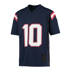 Camisetas de fútbol americano personalizables, camisetas de entrenamiento de poliéster 100% de secado rápido transpirables, impresión por sublimación, nombre de equipo personalizado - Product Image 2