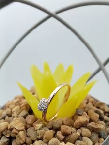 Dernier design de bijoux 10K en argent massif 925 blanc Moissanite diamant rond bague de fiançailles et ensemble de mariage pour cadeau - Product Image 2