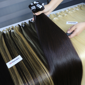 Extensiones de Cabello Humano Virgen Vietnamita Sedoso de 200g, Precio de Fábrica, Ondulado Profundo Brasileño, Trama Única, Súper Doble Trama, con Cinta Adhesiva, 55 cm - Product Image 4