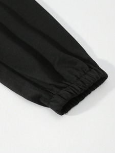 Mujeres Rhinestone Jogger Sweat Pant Algodón Fleece 350gsm Streetwear Moda Loose Fit Oem Custom Logo Vintage Style Trendy Jogger - Product Image 2