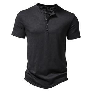 Stock en vrac de vêtements mélangés vêtements en ballots vêtements usagés décontracté couleur unie à manches courtes t-shirt pour hommes de haute qualité hommes t-shirts - Product Image 1