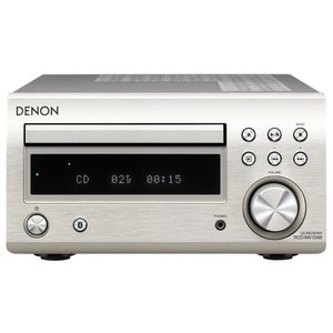 Receptor de CD Denon RCD M41DAB 2x 30W DAB FM Compacto Hi-Fi Plateado - Product Image 1