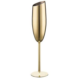 Verres à vin en métal en gros Flûte à champagne populaire Gobelet personnalisé en acier inoxydable Cuivre Or Verre à vin de haute qualité - Product Image 6