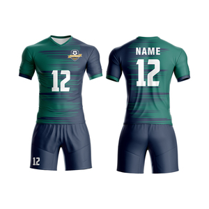 2025 personnalisable sublimé hommes Football uniforme ensemble respirant Football maillots Sportwear inclus pour adultes équipes de football - Product Image 4