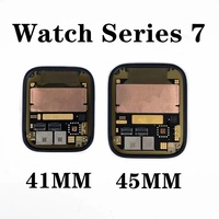 Layar LCD Asli Touch Screen Digitizer Pengganti Pantalla untuk Apple Watch S8 S7 45MM 41MM