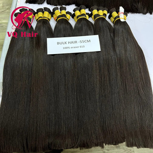 Vente en gros de cheveux en vrac 100% cheveux humains vierges vietnamiens bruts donneur unique meilleure qualité Super soyeux Machine Double trame français - Product Image 2