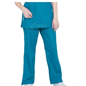 2026 Latest Arrival Women’s Stylish Medical <b>Scrubs</b> Knitted Fabric Nursing Uniform Comfortable Hospital <b>Scrub</b> <b>Set</b> OEM Wholesale - Product Image 4