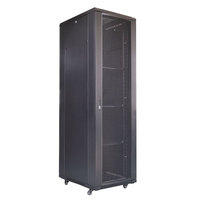 19 pouces 42U double porte ouverte ventilée à charnière armoire de serveur bonne ventilation armoire enceinte