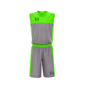 Derniers maillots vierges personnalisés Oem pour garçons basket-ball à impression courte uniforme réversible de basket-ball universitaire pour hommes - Product Image 5