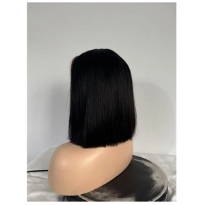 Perruques avant de lacet de cheveux vierges brésiliens de luxe haute densité 8-14 pouces brun clair pour dentelle Jerry Curl Deep Wave Professional - Product Image 4