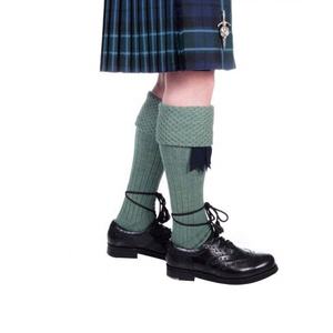 Chaussettes écossaises Obexa Piper Premium, hauteur genou, pour kilt écossais et utilisation en parade, fabriquées au Pakistan - Product Image 2