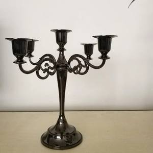 Candelero de Metal de 5 brazos, increíble Centro de mesa, candelabro creativo para decoración del hogar, temporada navideña - Product Image 2