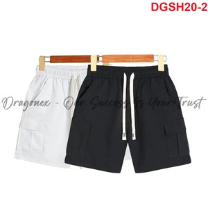 [HOT] Men Khaki <b>Shorts</b> Cargo Pockets Rough Khaki Material Above-the-Knee Form <b>Cool</b> Material Soft Khaki Youthful Korean Style - Product Image 6