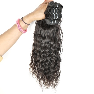Paquetes de cabello humano crudo vietnamita al por mayor 100% cuerpo recto Natural negro trama cutícula alineada tejer extensiones de cabello humano - Product Image 1