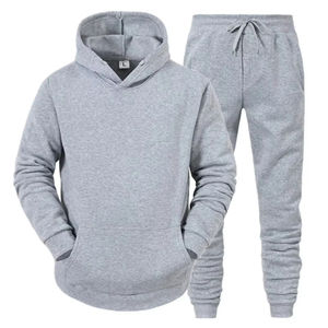 Personnalisé 100% coton hommes pull surdimensionné en relief pantalons de survêtement et sweats à capuche ensemble unisexe hommes survêtement hommes sweats à capuche ensemble - Product Image 3