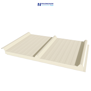 Panel Sándwich PIR de Alta Densidad para Ahorro de Energía, Diseño Moderno Ecológico para la Construcción de Cuartos Limpios, Hospitales y Cámaras Frigoríficas, 50 mm - Product Image 1