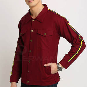 Haute fabrication nouvelle arrivée à manches longues hommes veste en jean personnalisé en gros hommes jean veste d'hiver - Product Image 3