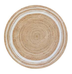 Alfombra de Yute natural con mechones de estilo escandinavo, alfombra de diseño trenzada a rayas tejida a mano para sala de estar, disponible en cantidad a granel - Product Image 4