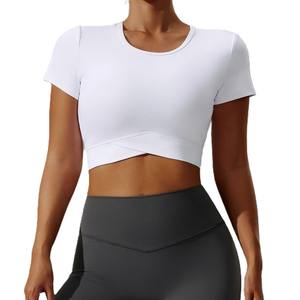 เสื้อครอปท็อปผ้าฝ้ายคุณภาพสูงราคาส่ง OEM สำหรับผู้หญิง พร้อมบริการพิมพ์ลายหรือปักแบบกำหนดเอง - Product Image 2