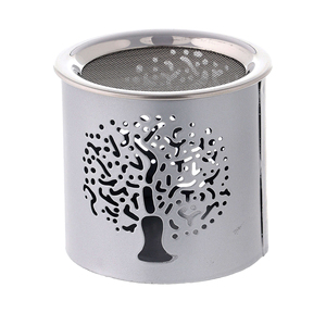 Top Selling Vintage Metal Iron Exclusive Design in Attractive Piece Bakhoor <b>Burner</b> Oud Fragrance Incense <b>Burner</b> Black and <b>Silver</b> - Product Image 2