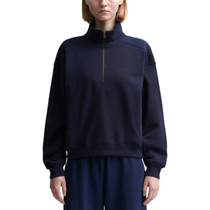 ชุดกีฬามีฮู้ดสำหรับผู้หญิงเสื้อผ้ากีฬาฤดูใบไม้ร่วงผ้าฟลีซถักแขนยาวออกแบบได้ตามที่ต้องการ - Product Image 5