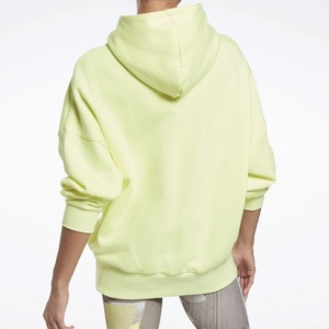 Alta calidad en blanco logotipo personalizado manga larga sobre tamaño gota hombro Sudadera con capucha mujeres algodón Casual sudaderas con capucha para mujeres streetwear - Product Image 3