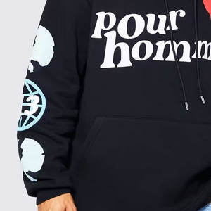 2025 entrenamiento de invierno personalizado Jogging bordado polar chándales Regular Fit algodón Cargo sudor hombres sudaderas con capucha - Product Image 5