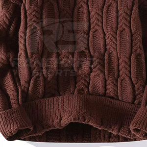 <b>Men</b> Loose Fit Knit Sweater Comfortable Casual Wear <b>Men</b> Fashionable Knit Sweater Comfortable Trendy <b>Pullover</b> - Product Image 5