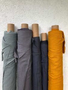 Tela de Lino Orgánico 100% al por Mayor, 115''/292cm de Ancho, Tejido Liso para Textiles del Hogar, Sofás, Cortinas, Vestidos, Color Personalizado para Niñas - Product Image 3