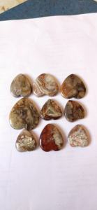 อัญมณีรูปหัวใจจากอาเกตคุณภาพสูง ดีไซน์ลูกไม้สุดหรู สำหรับทำเครื่องประดับทุกประเภท ราคาขายส่ง - Product Image 5