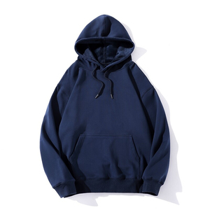 Sweats à capuche pour hommes de haute qualité sweats à capuche pull surdimensionné unisexe sans ficelle blanc poids lourd hommes sweat à capuche en coton personnalisé - Product Image 3