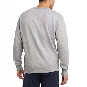 Sudadera de bolsillo de gran tamaño 100% algodón con cuello redondo personalizado, jersey de seda de leche, ropa de calle de moda de invierno para hombres, 2 uds. - Product Image 2